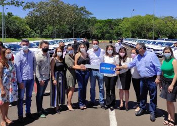 Governador entrega 48 carros para frota da Saúde dos municípios da região de Foz do Iguaçu