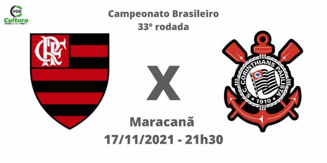 Confira informações sobre Flamengo x Corinthians hoje (17) às 21h30