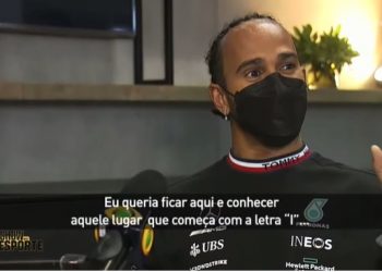 Piloto Lewis Hamilton diz em entrevista que sonha conhecer Cataratas do Iguaçu