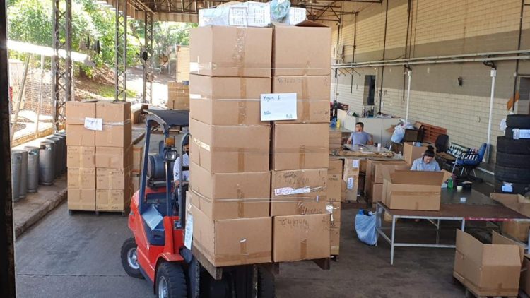 Em 2021, Receita Federal de Foz doou mais de R$ 63,1 milhões em mercadorias