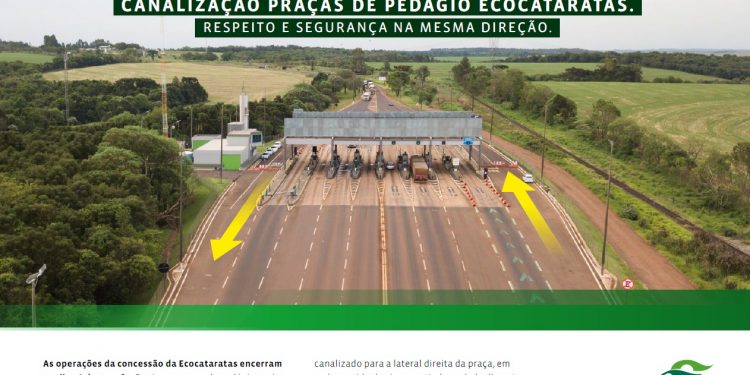Ecocataratas canalizará tráfego nas praças de pedágio