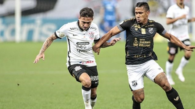 Corinthians visita o Ceará no Castelão hoje às 20h