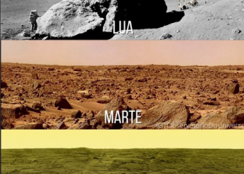 Divulgada a diferença entre o solo da lua, de marte e de vênus (Foto: Internet)