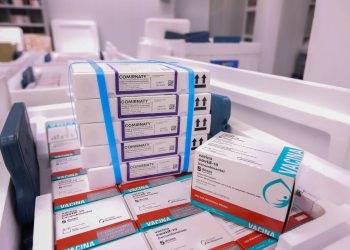 Mais 451 mil doses de vacinas contra a Covid-19 chegam ao Paraná