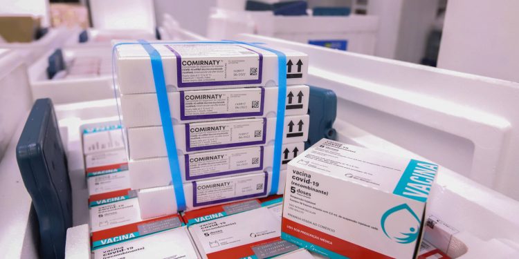 Mais 451 mil doses de vacinas contra a Covid-19 chegam ao Paraná