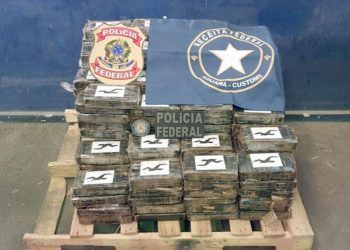Polícia Federal apreende 265 kg de cocaína em porto