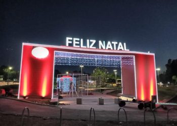 Natal de Águas e Luzes e Jogos de Aventura e Natureza marcam reabertura do Gramadão, neste sábado (4)