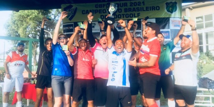 Equipe iguaçuense conquista título inédito de campeão da Copa Brasil de Footgolf 2021