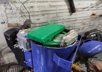 Polícia Federal apreende droga escondida no interior de compressor de ar