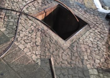 Homem é preso em flagrante pela Guarda Municipal  furtando fios no centro de Foz