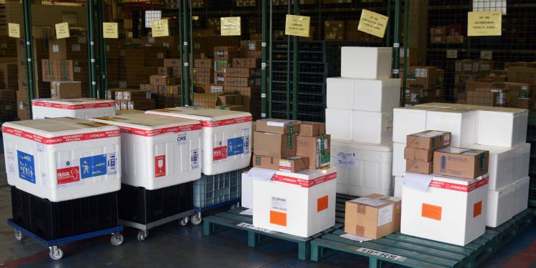 Secretaria da Saúde distribui nesta quarta-feira mais 201 mil vacinas contra a Covid-19