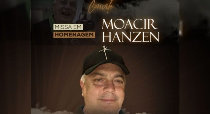 Família Hanzen presta suas últimas homenagens a Moacir