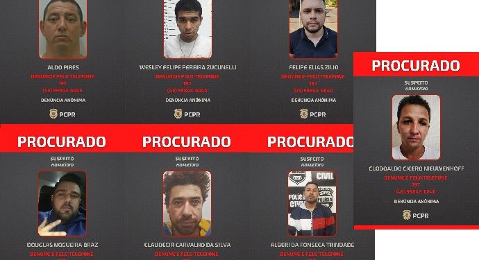 Delegacia de Homicídios divulga fotos de foragidos