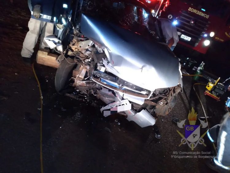 Duas pessoas ficam em estado grave após acidente em Três Lagoas