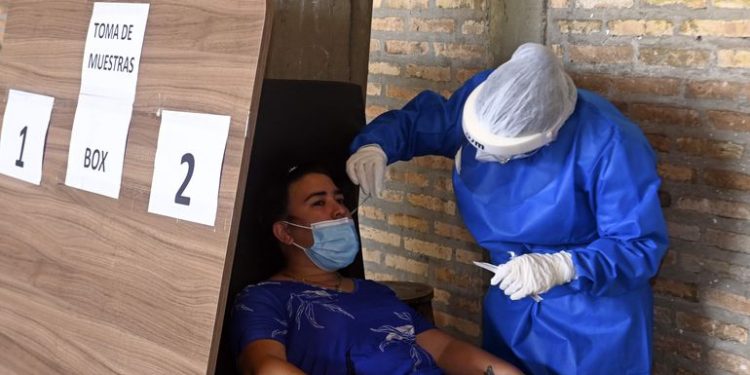 Paraguai registra o maior número de casos por Covid-19 em 24h de toda a pandemia