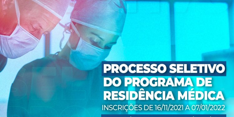 Termina amanhã (07) o prazo de inscrição para o Programa de Residência Médica