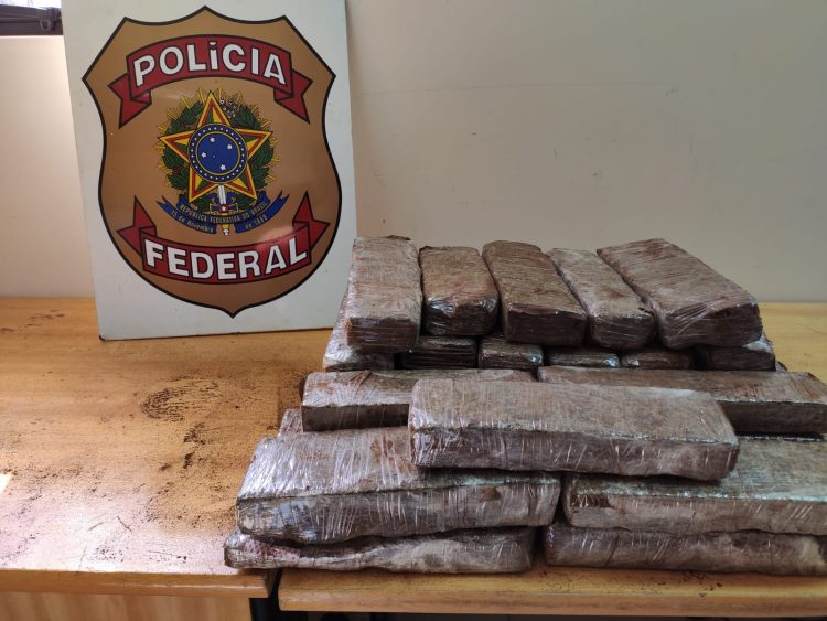 Maconha é apreendida por policiais federais em bagagem despachada na rodoviária