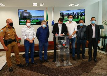 Assinada a ordem de serviço para construção da sede própria do BPFron em Marechal Cândido Rondon