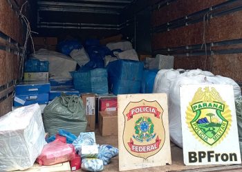 Produtos estrangeiros são apreendidos pelo BPFRON e Polícia Federal