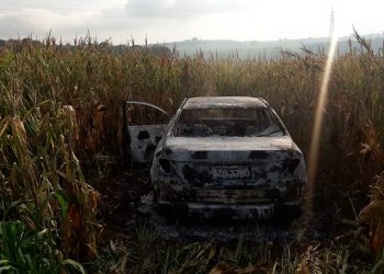 Corpo carbonizado é encontrado dentro de veículo em estrada rural