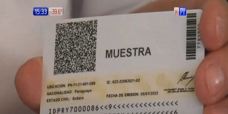 Cédula de identidade paraguaia contará com QR Code