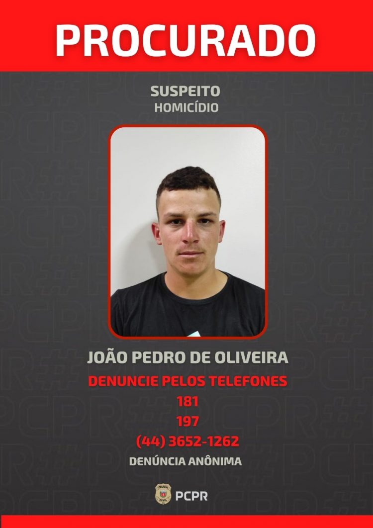 Polícia Civil do Paraná busca por três autores de homicídio