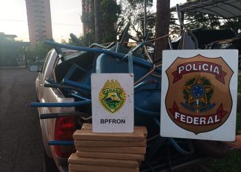 Polícia Federal em ação integrada com a PM apreende quilos de maconha em Itaipulândia