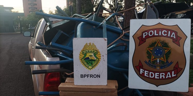 Polícia Federal em ação integrada com a PM apreende quilos de maconha em Itaipulândia