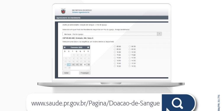 Hemonúcleo de Foz agora conta com agendamento via site