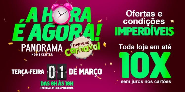 Panorama Home Center abre nesta terça (dia 1º) com ofertas imperdíveis