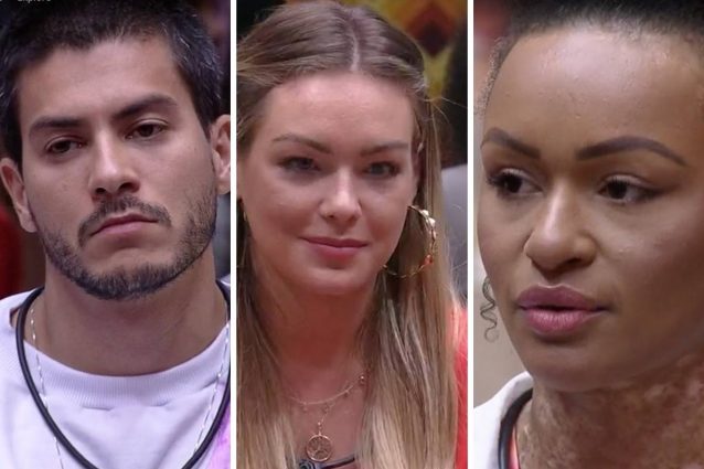 BBB: Arthur Aguiar compõe paredão juntamente com Natália e Bárbara (Foto: Reprodução/Globo)