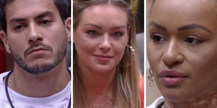 BBB: Arthur Aguiar compõe paredão juntamente com Natália e Bárbara (Foto: Reprodução/Globo)