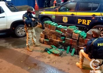 Polícia apreende 590 quilos de maconha carregada em Santa Helena