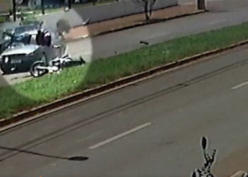 Vídeo: em Toledo motociclista tem braço amputado em acidente e motorista foge