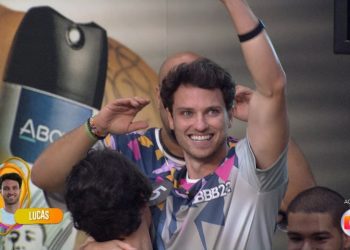 BBB: Mais novo líder Lucas já pensa na indicação (Foto: Reprodução/Globo)