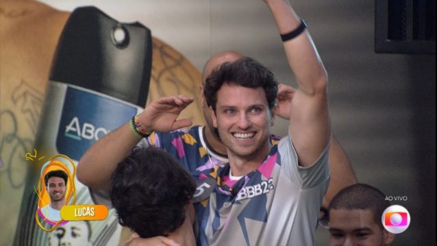BBB: Mais novo líder Lucas já pensa na indicação (Foto: Reprodução/Globo)