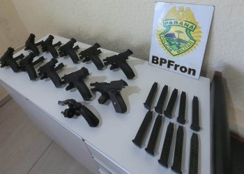 Pistolas e carregadores são apreendidos em Matelândia