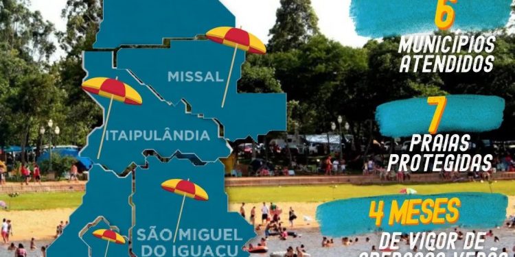 Bombeiros encerram Operação Verão nas praias do Lago de Itaipu