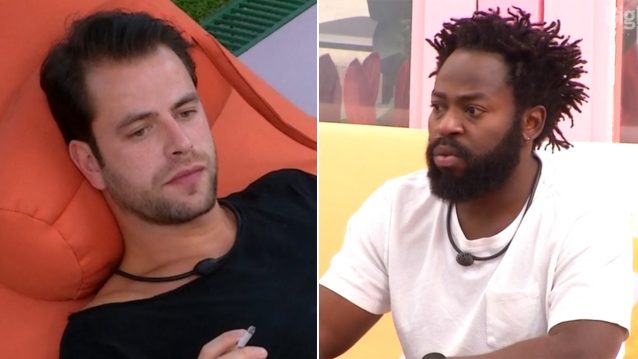 BBB: Gustavo discute com Douglas Silva nesta quinta (31) (Foto: Globo/Reprodução)