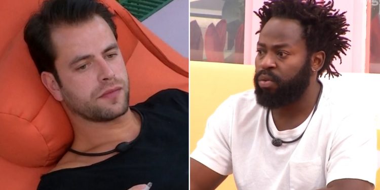 BBB: Gustavo discute com Douglas Silva nesta quinta (31) (Foto: Globo/Reprodução)