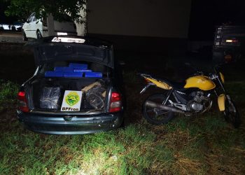 BPFRON apreende veículos e 95 kg de maconha em Foz