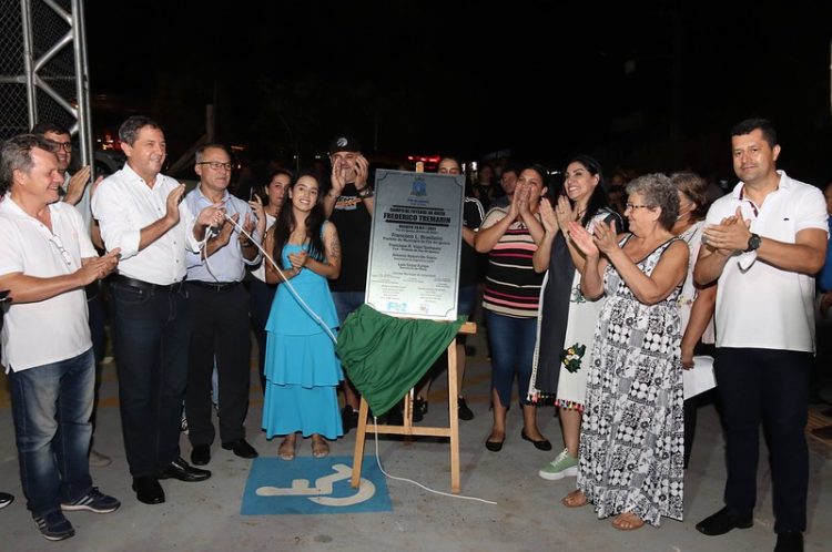 Campo de futebol de areia Frederico Tremarin é inaugurado para os moradores do Jardim Manaus