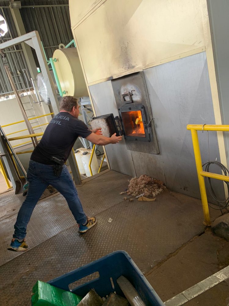 Polícia Civil realiza incineração de mais de 7 toneladas de drogas