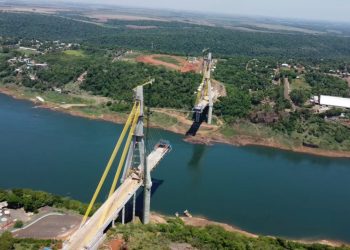Obras da Ponte da Integração Brasil-Paraguai chegam a quase 80% de execução