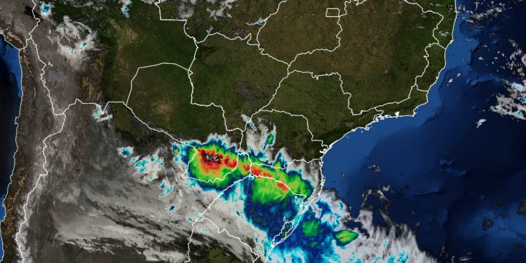 Tempo muda e Simepar alerta para o risco de temporal na fronteira