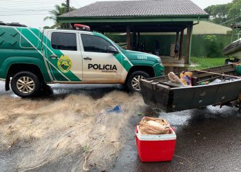 Seis pessoas são presas por pesca ilegal no Lago de Itaipu