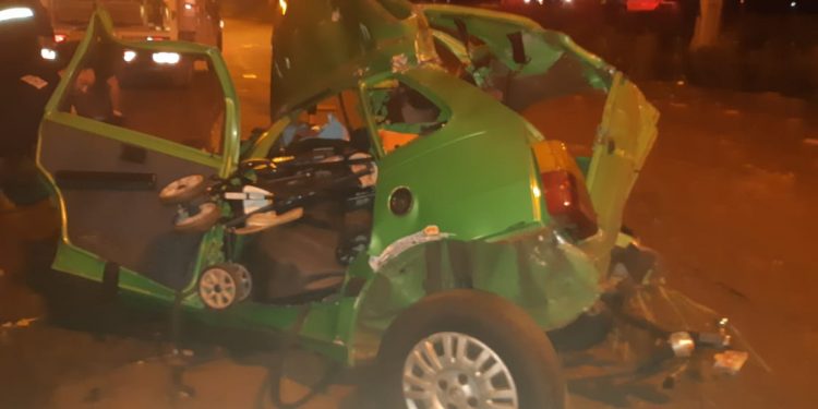 Três adultos e um bebê morrem em acidente na entrada de Foz do Iguaçu