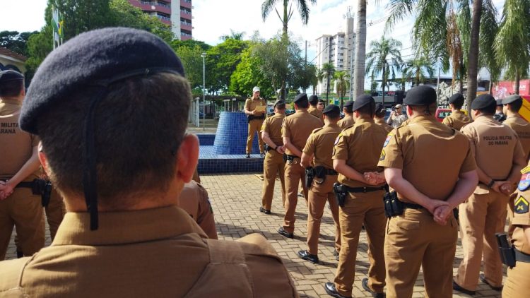 14º BPM presta homenagem ao policial Ricieri, morto em Guarapuava