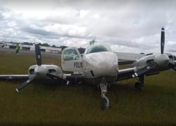 Avião com comandante da PM tem problema na hora do pouso ao retornar de Guarapuava