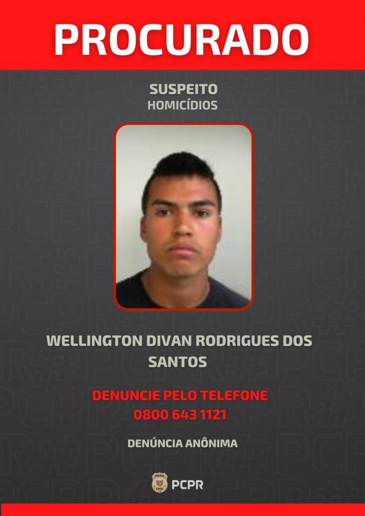 Polícia Civil procura por três foragidos ligados a homicídio que aconteceu em Curitiba